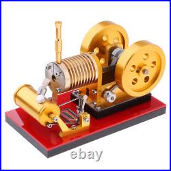 Stirling Engine Heat Steam Power Model Double-flywheel Device Education Toy