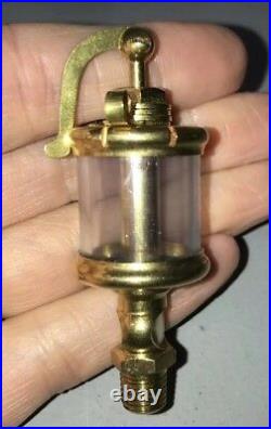 Swing Top Oiler Steam Engine Toy Model Steampunk Hit Miss Small Lubricator