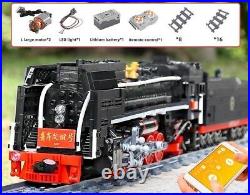 Technic Series STEAM LOCOMOTIVE TRAIN Set Creator Building Blocks Toy Compatible