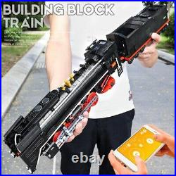 Technic Series STEAM LOCOMOTIVE TRAIN Set Creator Building Blocks Toy Compatible