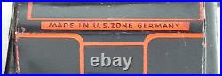 Tin Litho Windups Steam Locomotive Coal Passenger Cars WWII US-Zone Germany rms