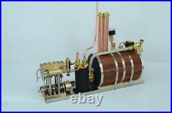 Twin Cylinder Marine Steam Engine With Horizontal boiler+ Tank Q3B