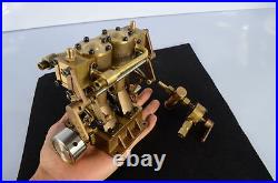 Twin Cylinder Vertical Steam Engine RC Reversing