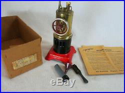 Vintage 1960s Fleischmann vertical stationary Live Steam Engine toy Germany