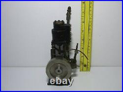 Vintage Antique Vertical Steam Engine with Reverse Lever