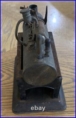 Vintage GBN Toy Model Steam Engine Very Old Untested In Ok Condition, Rusty