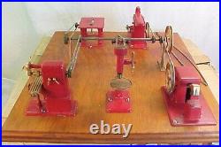 Vintage JENSEN Style 100 Toy Model Steam Engine Power Plant Workshop with Box