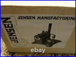 Vintage Jensen Manufacturing Co. Model 70 Live Steam Engine New in Box Unused