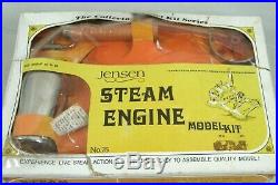 Vintage Jensen Steam Engine Model Kit No. 76 New in Original Box Unassembled
