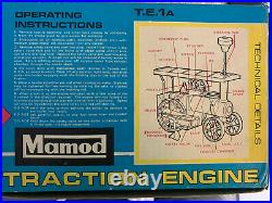 Vintage MAMOD Traction Engine Steam TRACTOR TE1A w box & accessories