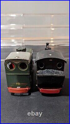 Vintage Metal Biller Bahn Narrow Gauge Toy Train Steam Engine and Diesel