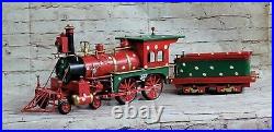 Vintage North Pole Express Train Christmas Magic Toy State Steam Engine Car
