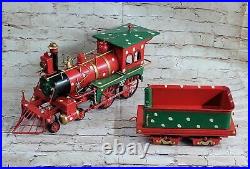 Vintage North Pole Express Train Christmas Magic Toy State Steam Engine Car