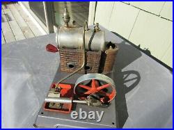 Vintage Original Wilesco Toy Steam Engine And Boiler Made In Germany Untested