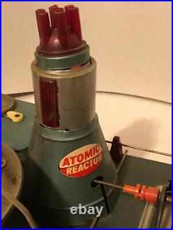 Vintage RARE 1950's Marx Linemar Atomic Reactor Steam Engine Model Tin Toy