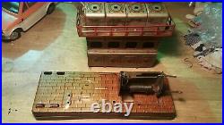 Vintage Steam Engine And Boiler Model Bing Brothers Germany 1930 Tin Toy Bavaria