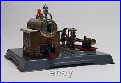 Vintage WILESCO STEAM ENGINE TIN TOY Made in Germany + Fuel Included