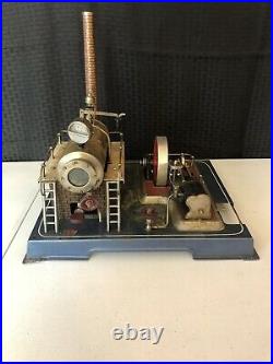 Vintage Wilesco Dampfmaschine Germany D 20 Steam Engine Toy Model