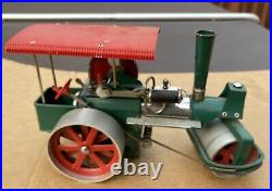Vintage Wilesco STEAM ENGINE ROLLER OLD SMOKEY W. Germany toy Live Steam Engine