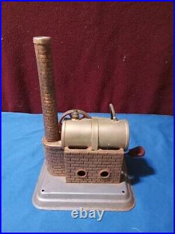 Vintage Wilesco Stationary Steam Engine D5 Free Shipping
