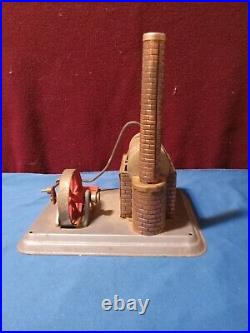 Vintage Wilesco Stationary Steam Engine D5 Free Shipping