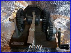 Vintage steam engine gear box differential model