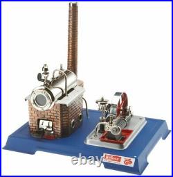 Wilesco 10steam engine D10, 155 ml boiler contents, including safety valve and