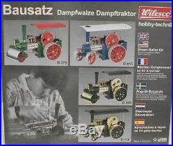 Wilesco D375 TOY STEAM ENGINE KIT OF ROLLER OLD SMOKEY, NEW + FREE SHIPPING