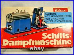 Wilesco Schiffs Dampfmaschine in Original Box