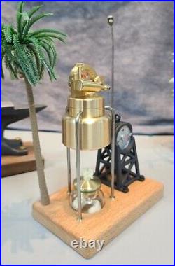 Wooden mountain model toy steam generator popular science toy steam engine model
